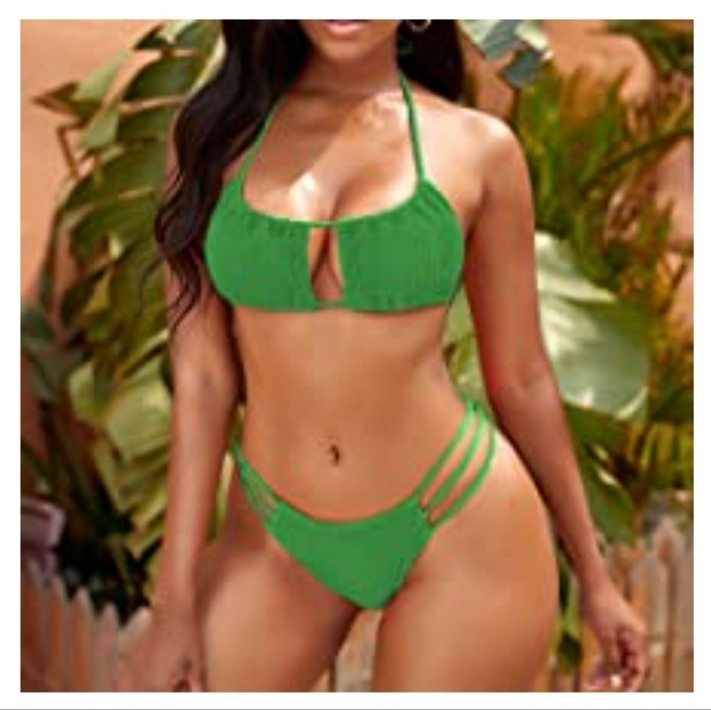 Green Brazilian bikini NWOT